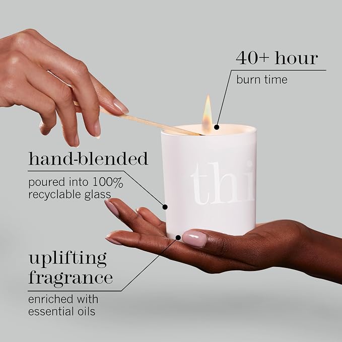 This Works Neroli & Sweet Orange Candle, 220 gm - Hand Poured and Blended with Essential Oils - Soothing and Uplifting