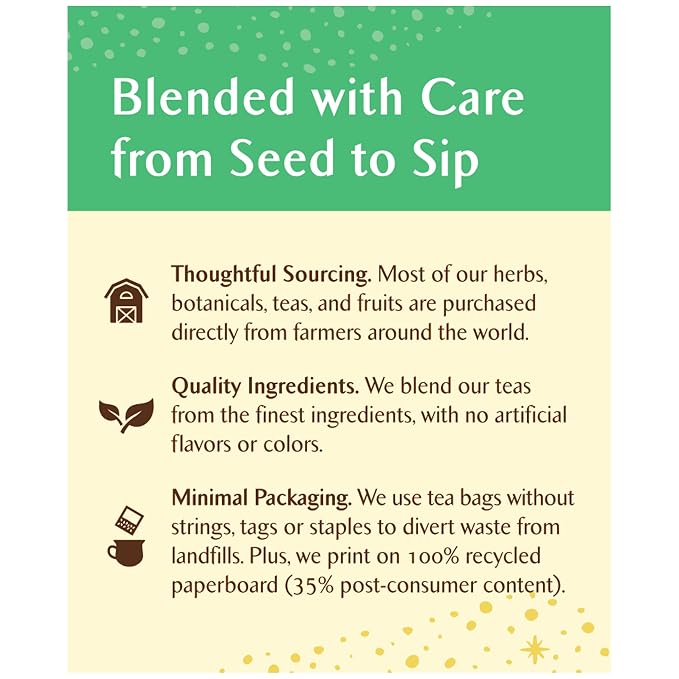 Celestial Seasonings Sleepytime Mint Herbal Tea - Caffeine Free Sleep Tea, 20 Tea Bags Per Box (Pack of 6)