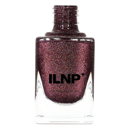 ILNP Bloodline - Rich Marsala Holographic Nail Polish, Chip Resistant, Non-Toxic, Vegan, Cruelty Free