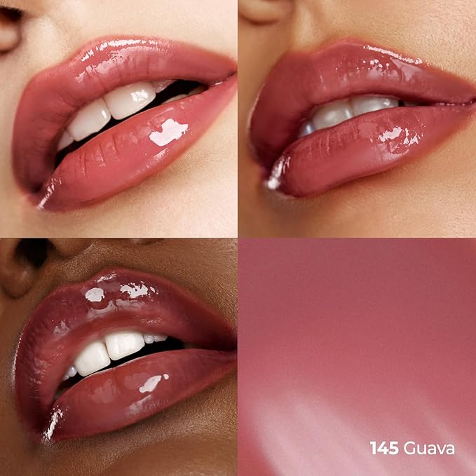 Laka Fruity Glam Tint, 4.5g/0.15oz, Glowing Lip Stain with Wide Color Spectrum, Hydrating & Lightweight Texture, Buildable Color, Non-Sticky, Vegan, K-Beauty (#145 Guava)