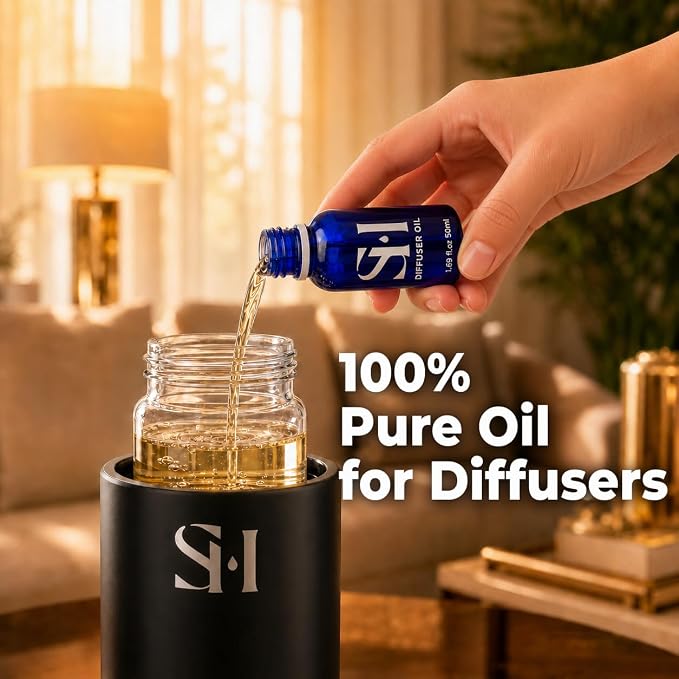 Vanilla VL14 Hotel Scent Diffuser Oil | 1.69 Fl oz (50 ml) - Waterless Diffuser Oil Refill & Highly Concentrated Fragrance Oil, Diffuser Oil Scents Luxury, Hotel Oil Diffuser