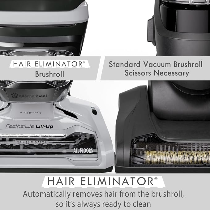 Kenmore Featherlite Bagless Upright Vacuum with Hair Eliminator Brushroll | Lift-up Cleaner, 2-Motor Power Suction, Lightweight Carpet Cleaner, HEPA Filter, 2 Cleaning Tools - DU4399