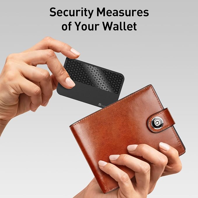 2026 Apple MFi Certified Wallet Tracker Smart Card for Find My iPhone Ultra Thin Air Tracker Tag for Travel, 5 Years+ Staying Power, IP69 Waterproof, Key Finder & Item Locator for Keys, Bags, Passport