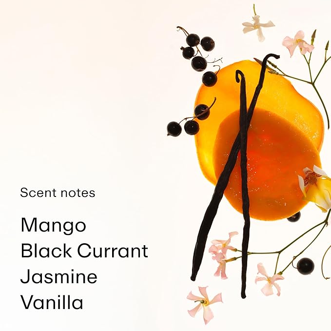 PHLUR Mango Mood Body Mist, 3 Fl Oz - Hair and Body Perfume for Women, Mango, Black Currant & Pink Pepper Body Spray with Vanilla Elixir, Brown Sugar & Patchouli Fragrance