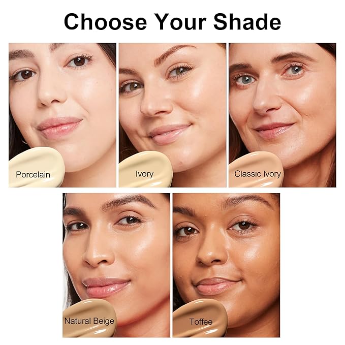 FV Dewy Liquid Foundation, Hydrating Smooth Formula & Lightweight, Longwear Medium-Full Coverage with Natural Finish, Waterproof Foundation for Dry/Combination Skin, 30g, Nourishing Toffee