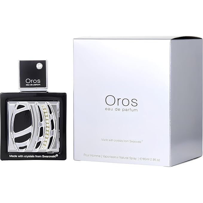 Armaf Oros 2.9 Oz Eau De Parfum Spray for Men with Swarovski Elements