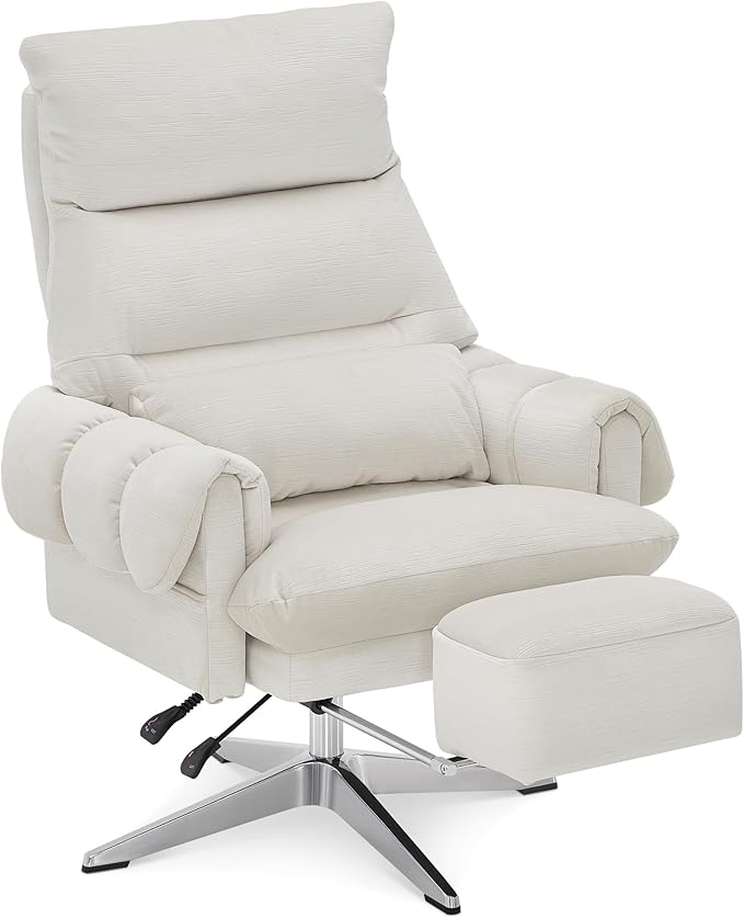 BarberPub Beauty Salon Chair with Lumbar Support, Adjustable Height, Swivel Reclining Esthetician Chair for Facial, Massage, Eyelash Extension, Tattoo 8105/8129 (Modern-X-Shaped Base, Fabric)