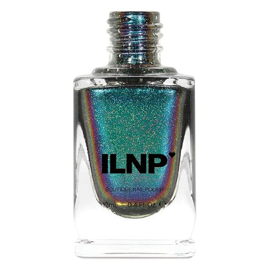 ILNP Hush (H) - Teal, Blue, Violet, Orange, Red Holographic Ultra Chrome Color Shifting Nail Polish