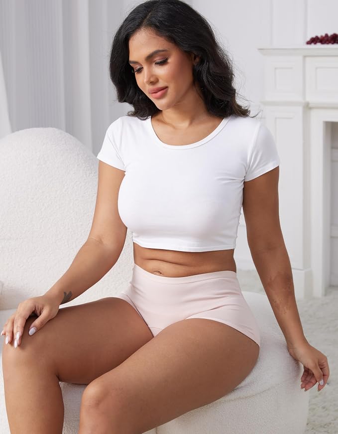 Goat Union Organic Cotton Boyleg Period Underwear for Women & Teens - Moderate Absorbency Period Panty