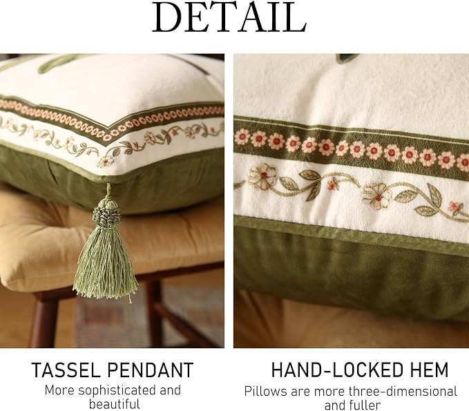 Designer French Velvet Throw Pillow Cover,18"x18" Set of 2-Grace C | Pillow Cover,Concealed Zipper Design,Dragonfly Pattern,Sofas,Bedroom,Living Room,Lounge Chairs,All Season Home Decor