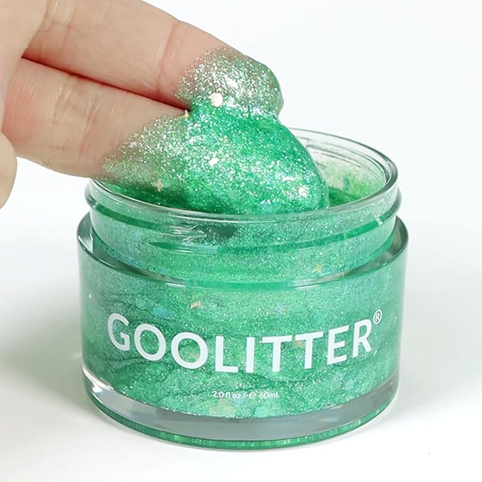 Face, Body & Hair Holographic Green Glitter Gel [Kiwi Crush] 2oz (60mL) | Fine | K-Beauty | Halloween, Festival, EDM, Rave, Party, Concert, Costume Makeup | Vegan, Cruelty Free