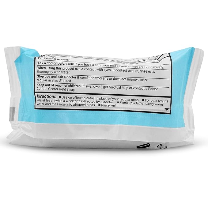 Dermaharmony 2% Pyrithione Zinc (ZnP) Bar Soap 4 oz - Crafted for Those with Skin Conditions - Seborrheic Dermatitis, Dandruff, Psoriasis, Eczema, etc.