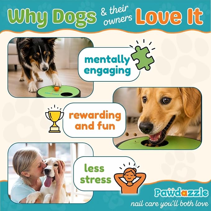 Adjustable Dog Nail Scratch Board with Treat Box – Interactive Dog Nail File Scratch Pad | Built-in Treat Dispenser | Non-Slip | Stress-Free Nail Care for Dogs