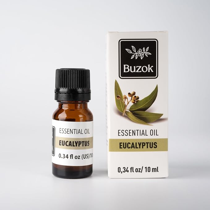 Eucalyptus Essential Oil – Fresh Camphoraceous Aroma Oil for Diffusers, Aromatherapy & Home Fragrance – Crisp Eucalyptus Scent – 0.34 fl oz (10 ml)
