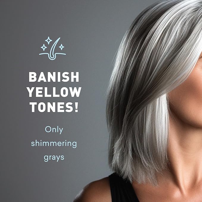 Just Nutritive Gray Hair Shampoo | Gray Hair Treatment | Just Natural Hair Care | Natural Shampoo 16 Oz