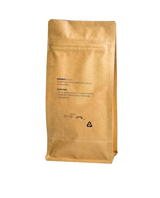 Jovvily Gotu Kola Herb - 1lb - Cut & Sifted - Herbal Tea - No Fillers Or Additives