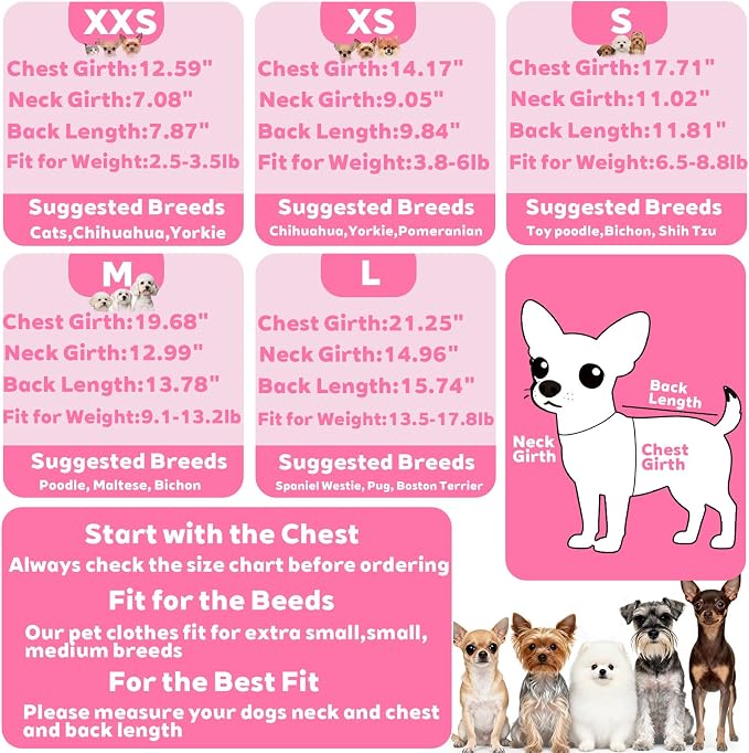 2 Pack Dog Clothes for Small Dogs Girl Camouflage Puppy Clothes Pet T Shirt Dog Shirts for Small Dogs Cats Apparel Pink Camouflage + Solid Color (XS)