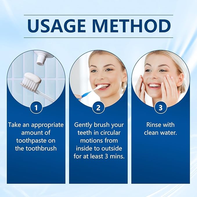7.5% Hydroxyapatite Toothpaste 2 Pack, Nano Hydroxyapatite Toothpaste Protects Enamel and Strengthens Teeth, Cleans and Cares for Oral Health, Promotes Freshens Breath,8.46oz