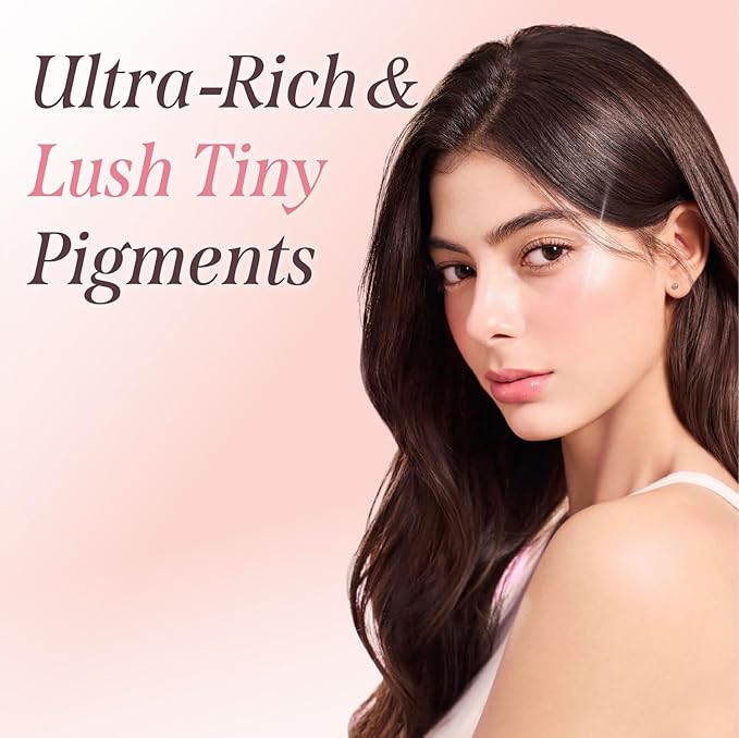 DEAR DAHLIA Vegan Makeup Mini Trial Kit | Petal Drop Liquid Blush Mini & Paradise Sensual Lip & Paradise Sheer Dew Lipstick - Weightless Buildable Blush | Natural Glow Lipsticks.