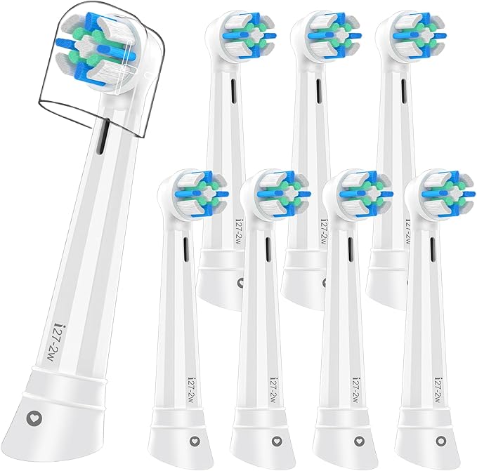 Toothbrush Heads Compatible with Oral B iO 3 4 5 6 7 8 9 10 Series Electric Toothbrush,Compatible with Oral B iO Replacement Heads, Medium Bristles Electric Toothbrush Heads for Effective Cleaning