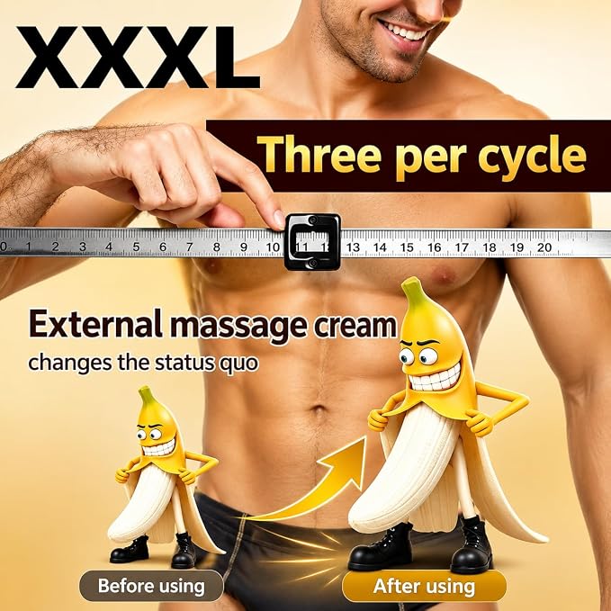 Male Enhancement Oil for Men, Body Massage Oil for Private Part, Men's Re-Vitalize Enlargement Cream, Enhance Size and Performance – Get Bigger Thicker and Stronger