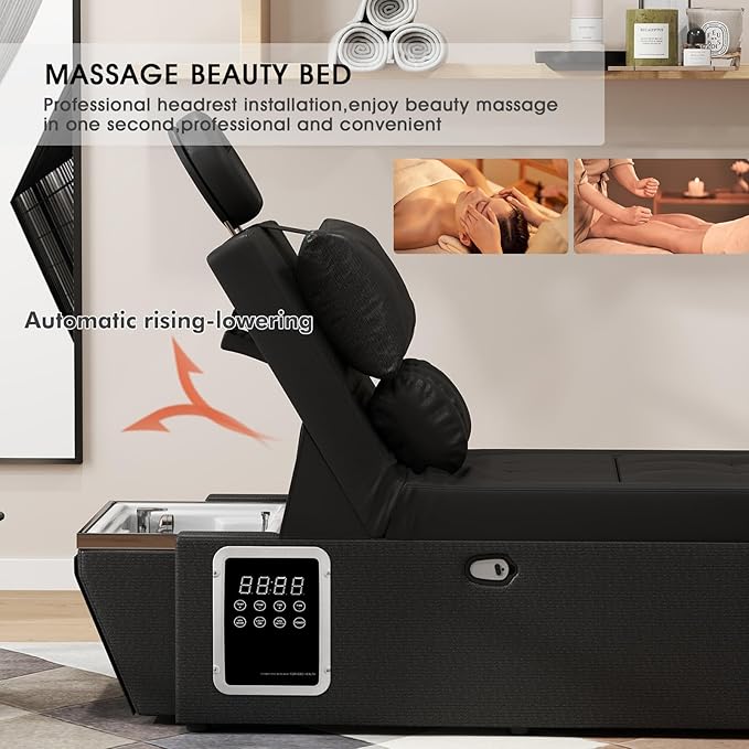 Artist hand Shampoo Bowl, Massage Bed, Head Spa Equipment, Foot Bath, Spa Beauty Salons, Backwash Unit Beauty Bed
