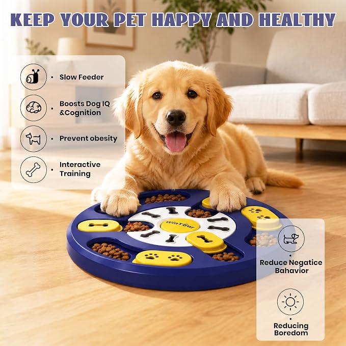 WinTour Dog Puzzle Toy,Interactive Dog Toys & Dog Puzzles for smart Dogs