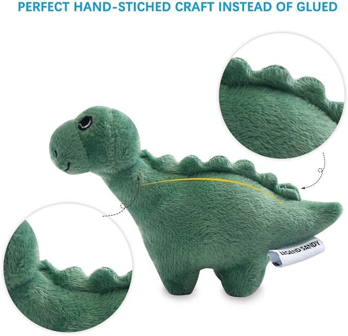 Squeaky Plush Dog Toy 6 Pack for Puppy, Small Stuffed Puppy Chew Dog Toys | Stuffed Animal Puppy Toys, Bulk with Squeakers, Cute Soft Pet Toy for Small Medium Size Dogs