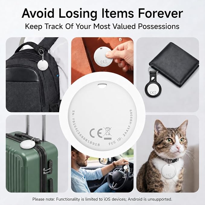 Air Tracker Tag 1 Pack, Item Finder for Apple Find My (iOS Only)