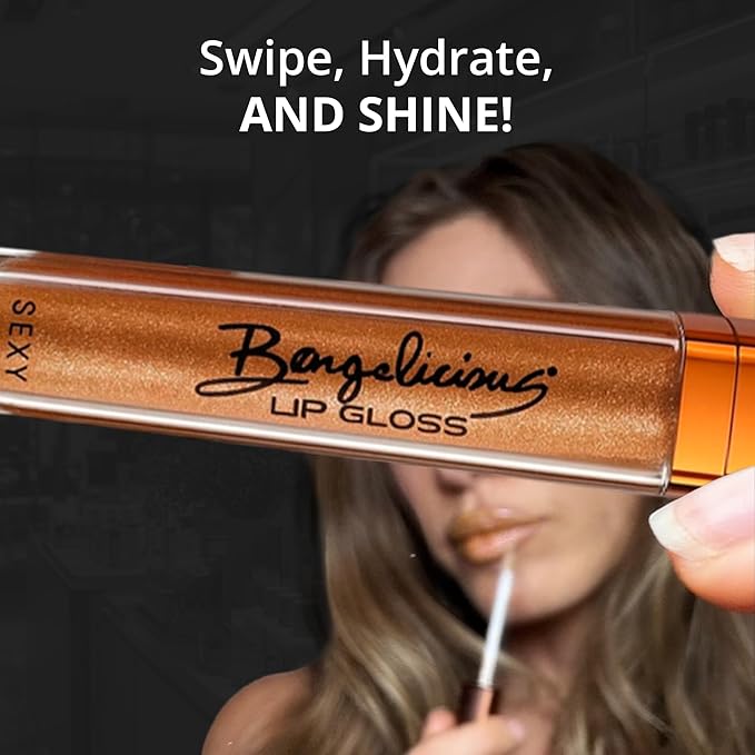 Brown Lip Gloss for Women – Hydrating, Vitamin E Infused – Smooth Application, Clean Formula – Brown Lipgloss, 1 Pack