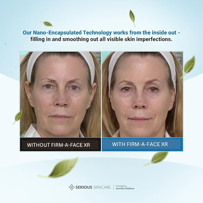 Serious Skincare Firm A Face XR - Instant Temporary Skin Tightener - Invisible Lift for Face and Neck with Retinol - Anti-Aging to Reduce the Look of Fine Lines, Wrinkles and Large Pores - 3.2 Fl Oz