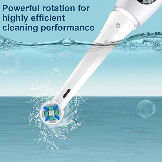 6PCS iO Replacement Heads Compatible with Oral b iO 2/3/4/5/6/7/8/9/10 Series Electric Toothbrush,Gum Care Toothbrush Head Compatible with Oral b iO Replacement Heads,White