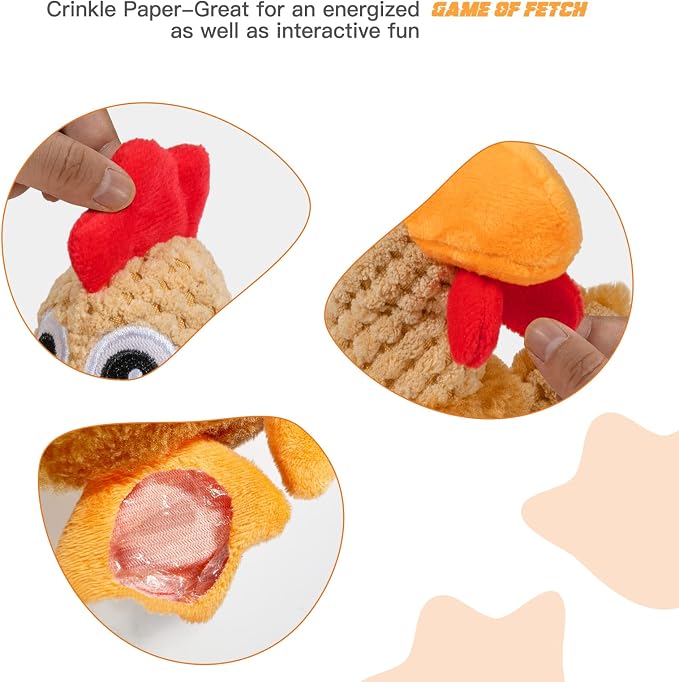 Dog Toys for Aggressive Chewers Indestructible Squeaky Dog Toys Octopus-Tug of War for Large Breed Tough Interactive Stuffed Dog Chew Toys for Puppies Small & Large