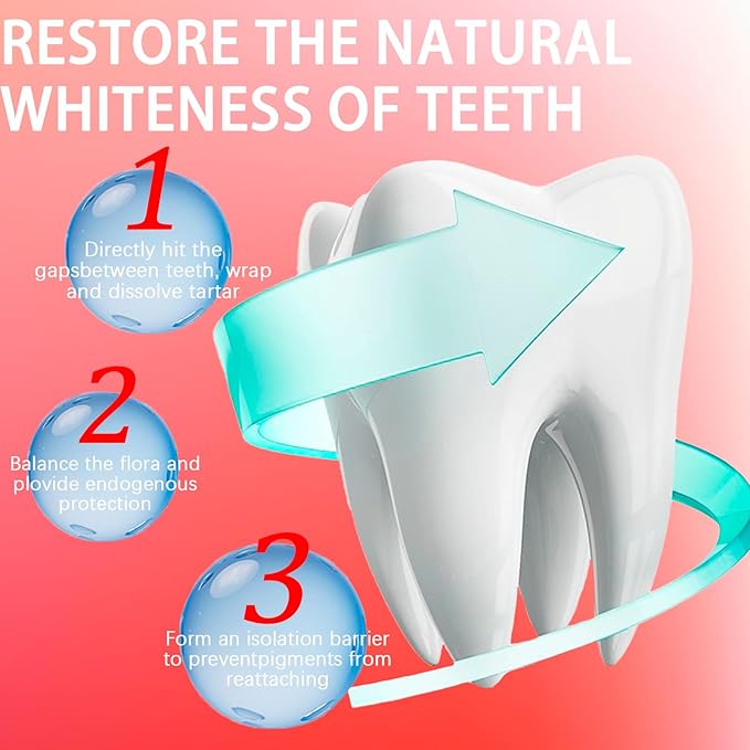 SP-6 Probiotic Whitening Toothpaste, sp6 whitening Toothpaste, Enhanced Formula with 6 Probiotics for Teeth Whitening and Gum Health - Enamel-Safe, Fluoride-Free, Fresh Mint Flavor