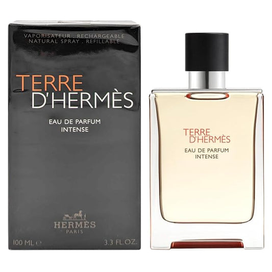 Terre D'Hermes by Hermes for Men 3.3 oz Eau de Parfum Intense Refillable Spray