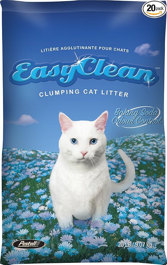 Easy Clean Scoopable Litter with Baking Soda, 20-Pound Bag