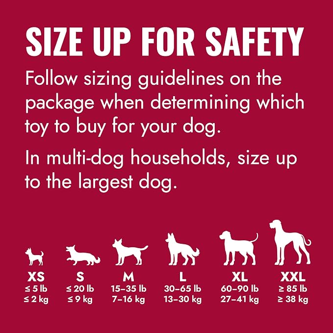 KONG Classic Stuffable Dog Toy, Natural Rubber Chew, for Large Dogs | Treat-Filling Fetch & Chew Toy with Erratic Bounce, Made from KONG Durable Natural Rubber for Extended Playtime
