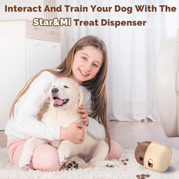 Silicone Dog Slow Feeder Toy - Interactive Puzzle Feeder & Food Dispenser for Small & Large Dogs - Enrichment Toys for Mental Stimulation - Fun Puppy Chew Toys & Cat Treat Dispenser to Keep Pets Busy