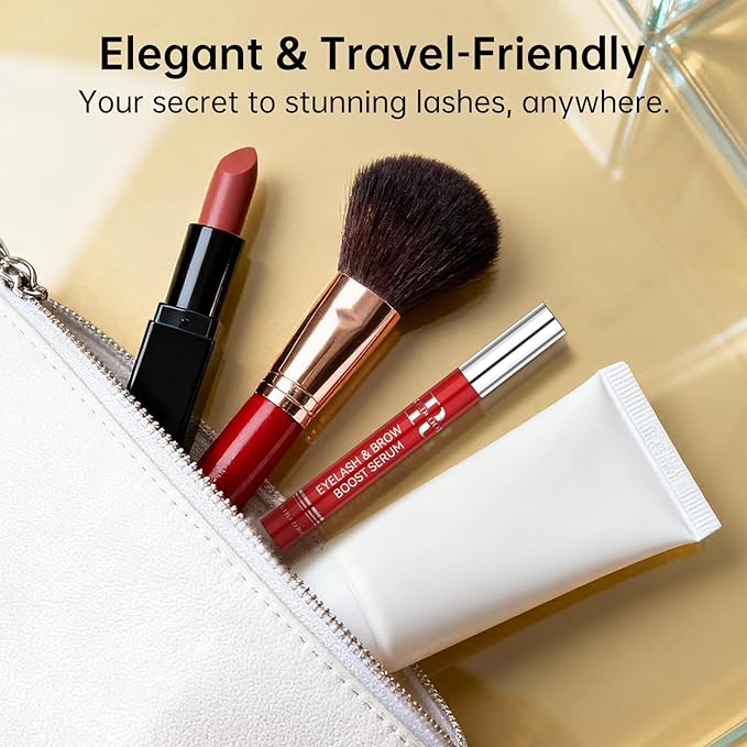 Eyelash Serum with Peptides & Biotin – Lash Enhancing Serum for Fuller-Looking Lashes, Helps Condition, Strengthen & Reduce the Look of Lash Breakage