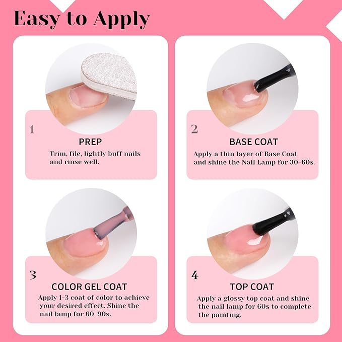 Pastel Coral Pink Gel Nail Polish,Macaron Coral Pink Gel Polish for Nail Art Starter or Manicure Salon, 0.51 Fl Oz - GP0022