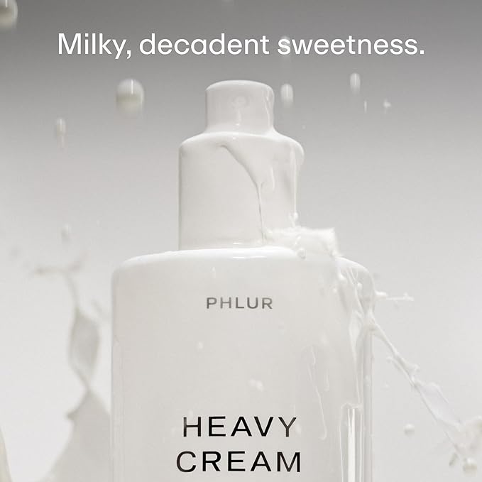 PHLUR Heavy Cream Body Mist, 3 Fl Oz – Hair and Body Perfume for Women, Gourmand Vanilla Body Spray with Marshmallow, Coconut Cream & Citrus Fragrance
