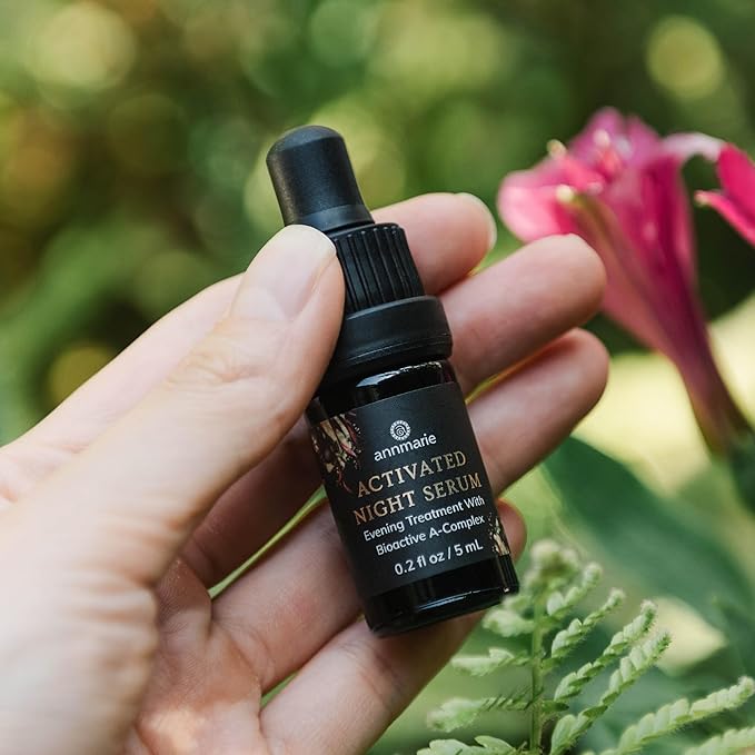 Annmarie Activated Night Serum - 30ml | Retinol Alternative for Bright, Firm, Revitalized Skin - Algae Bioactive A-Complex & Antioxidants - For All Skin Types