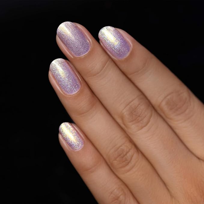 ILNP In The Clouds - Pale Lilac Shimmer Holographic Nail Polish