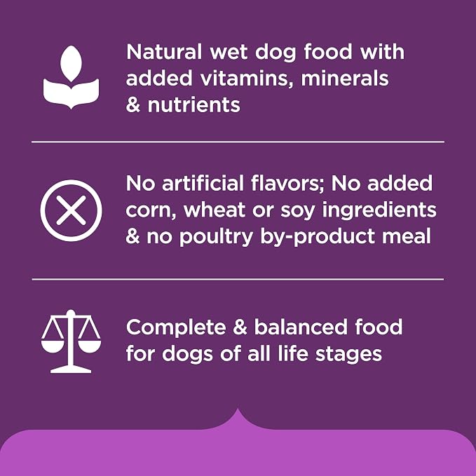 Nutrish Beef Stroganwoof Wet Dog Food, 8 oz. Tub (Pack of 8) (Rachael Ray) | Made with Green Beans, Tomatoes & Rice Pasta, No Artificial Flavors, No Added Corn, Wheat or Soy Ingredients