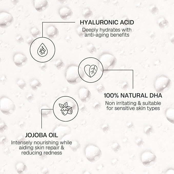 Bali Body Face Tan Mist - Dark Shade | Streak-Free, Fast Drying Facial Self Tanner | Hydrating Soothing Formula for All Skin Types | Vegan, Cruelty Free, Australian Made (100 ml/3.4 fl oz)