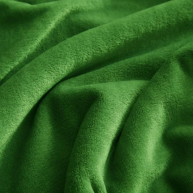 KMUSET Fleece Blanket Grey Queen Size Lightweight Cozy Plush Microfiber Solid Blanket Factory Shop