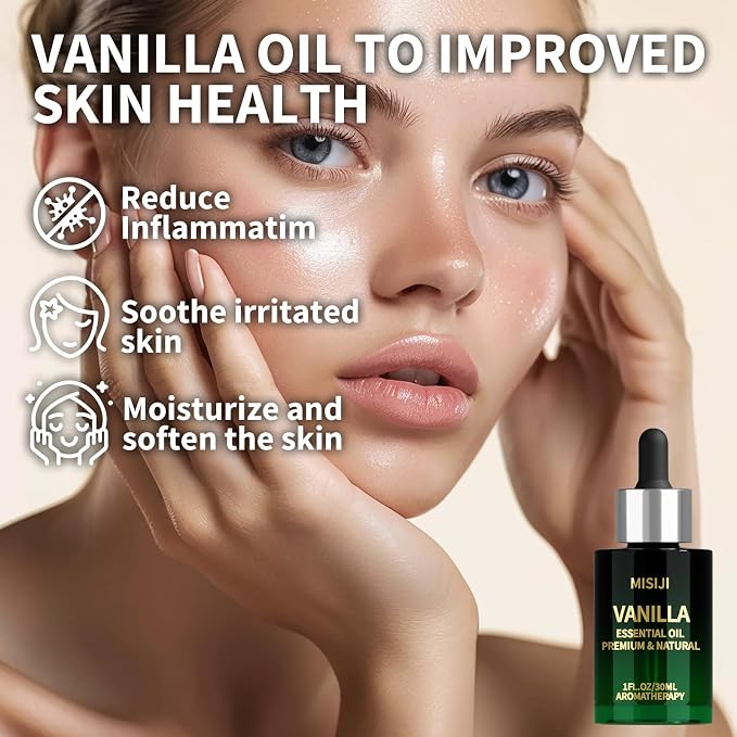 Hand Picking Vanilla Essential Oils-Essential Oils for Diffuser for Home,Diffuser Oils Scents for Aromatherapy,Laundry,Candle&Soap Making,Humidifiers 1 FL.OZ