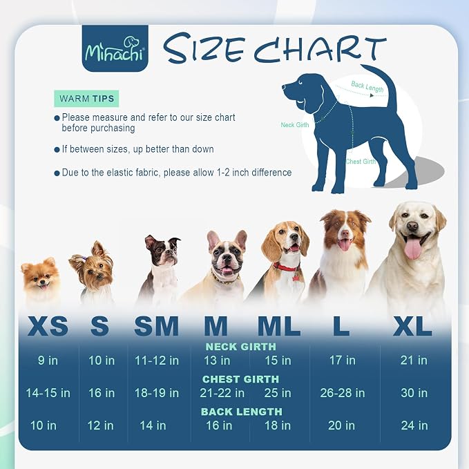 Mihachi Turtleneck Dog Sweater - Winter Coat Apparel Classic Cable Knit Clothes with Leash Hole for Cold Weather, Ideal Gift for Pet in New Year Royal Blue M-Largel