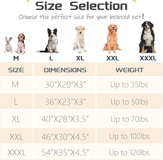 Dog Beds for Giant Large Dogs Breeds,Sofa Dog Bed with Pillow for Crate Kennel, Super Soft Pet Bed for Support Bolster, Comfortable Pet Couch Bed & Non-Slip Bottom