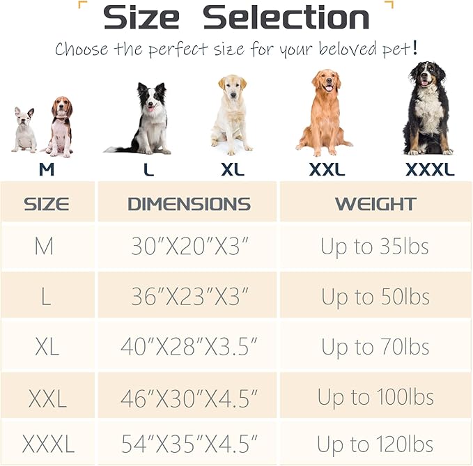Dog Beds for Large Dogs Breeds,Sofa Dog Bed with Pillow for Crate Kennel, Super Soft Pet Bed for Support Bolster, Comfortable Pet Couch Bed & Non-Slip Bottom